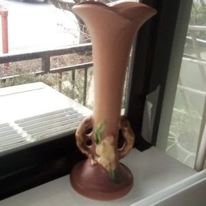 Antique Vintage "Roseville" Apple Blossom Pottery